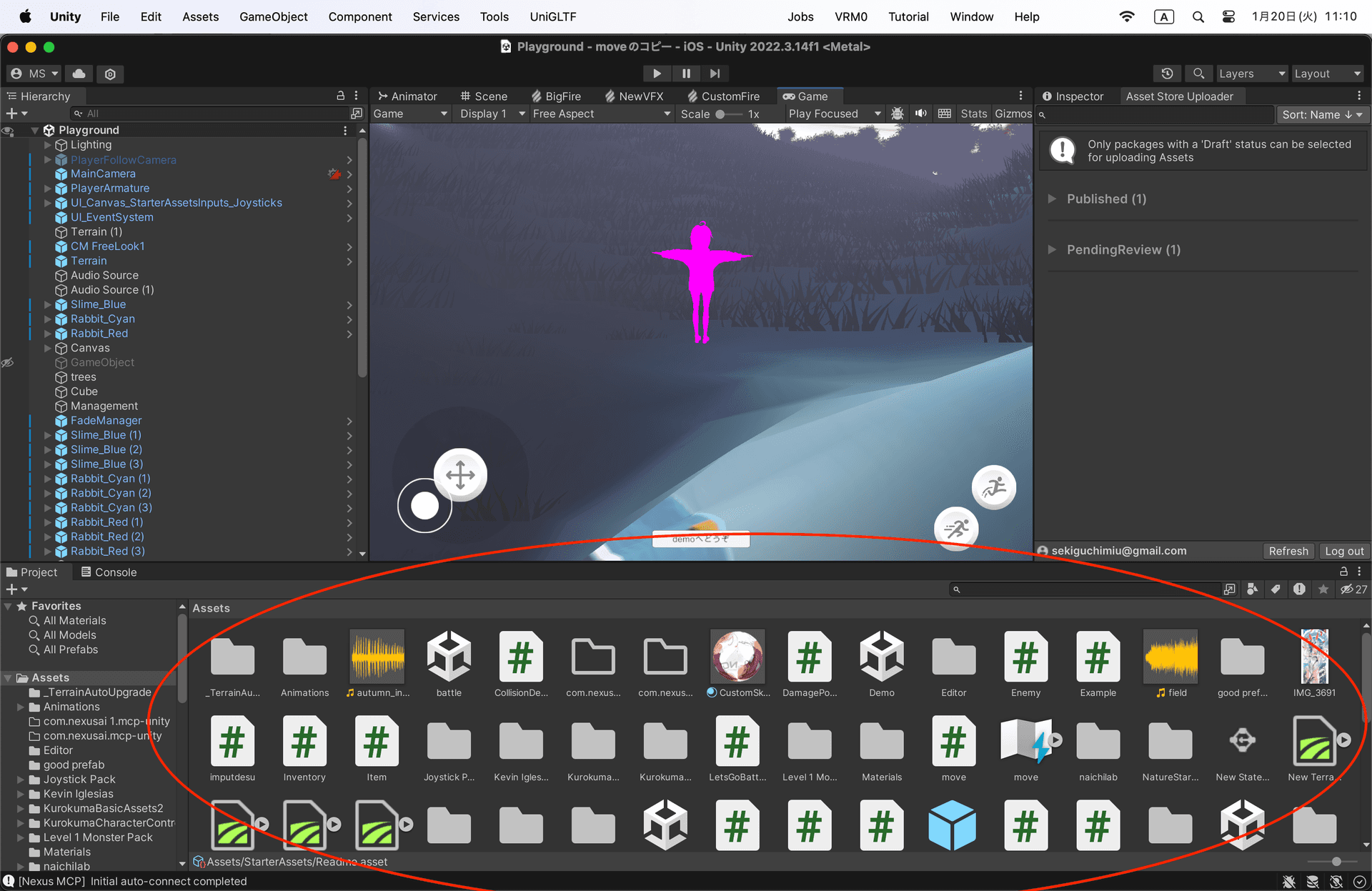 Drag UnityPackage to Assets folder